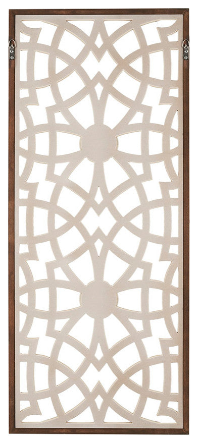 Madison Park Damask Wood Panel Carved Wall Panel