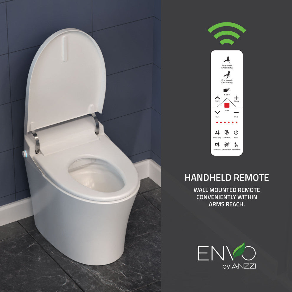 ENVO Vail Smart Toilet Bidet With Remote and Auto Flush