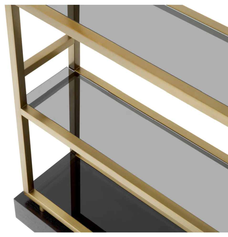 Steel Shelf Cabinet, Eichholtz Corrado I, Gold