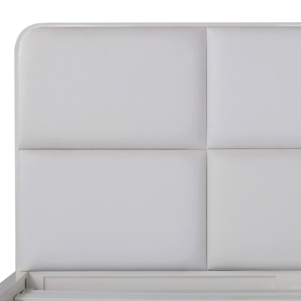 Sonder Living Chelsea Platform Bed | White Ash
