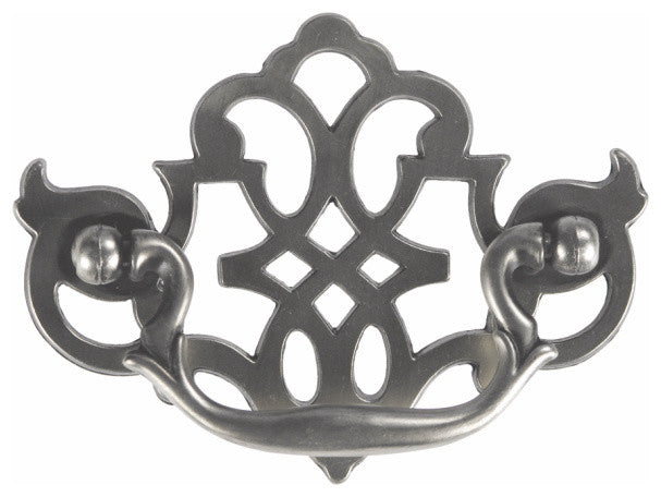 Belwith Hickory 3 " Manor House Silver Stone Cabinet Bail Pull P329-ST Hardware