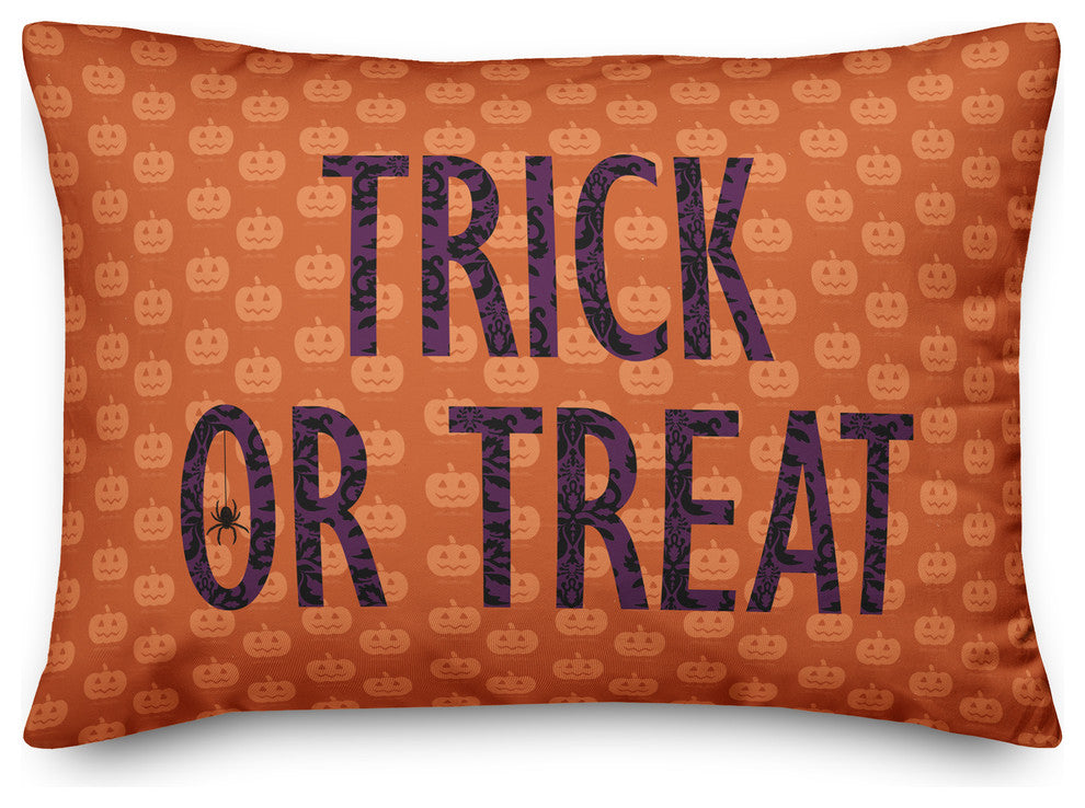 Trick Or Treat 14"x20" Lumbar Pillow