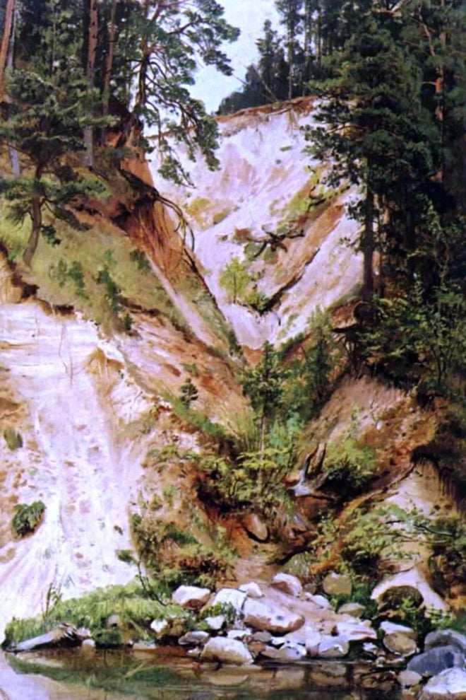 Ivan Ivanovich Shishkin Precipice Wall Decal