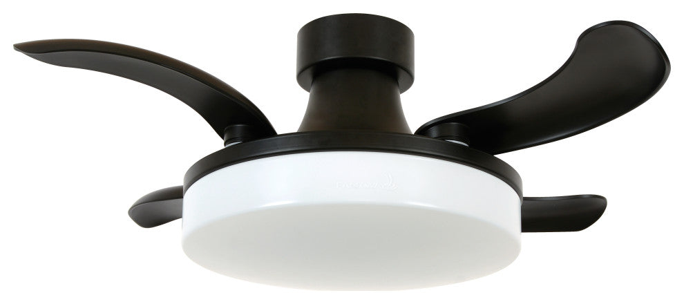 Fanaway Orbit 36" Ceiling Fan With Light, Matte Black