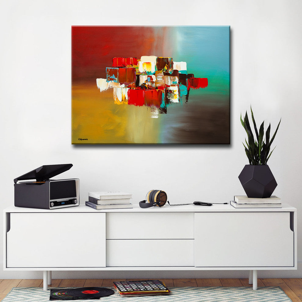 Spanning-Boundaries' Canvas by Cguedez, 30"x40"