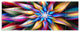 Exotic Multi Color Flower Petals, Floral Canvas Art Print, 70"x28", 6 Panels