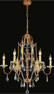 Chandelier in Oxidized Bronze, Medium