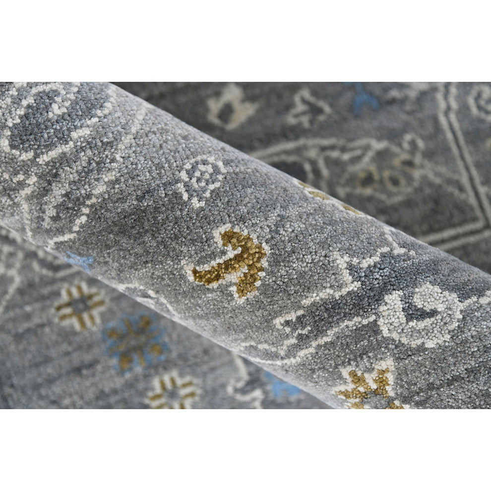 Bristol Henley Area Rug, Gray, 8' X 10'