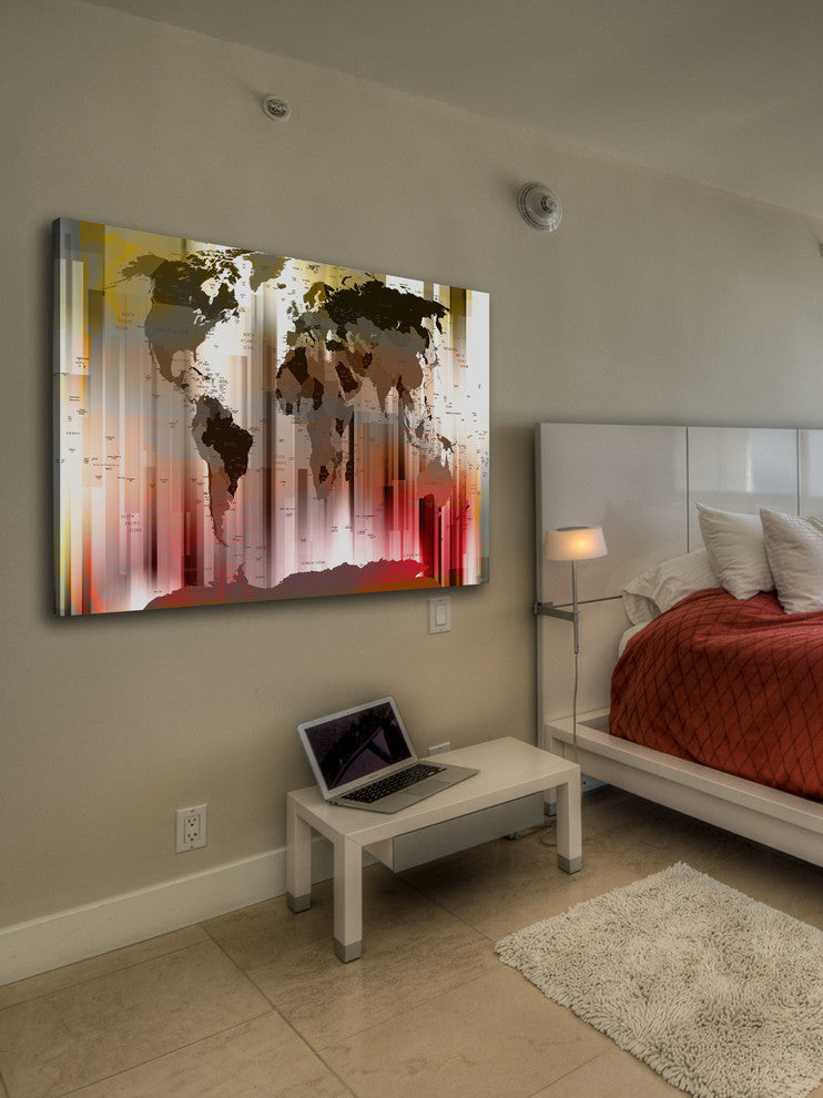 "Monde" Fine Art Canvas Print, 45"x30"