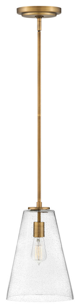 Hinkley Vance Small Pendant, Heritage Brass
