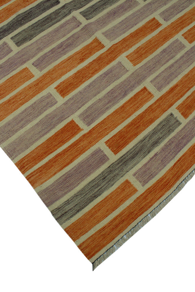 Winchester Kilim Kamola Orange Rug