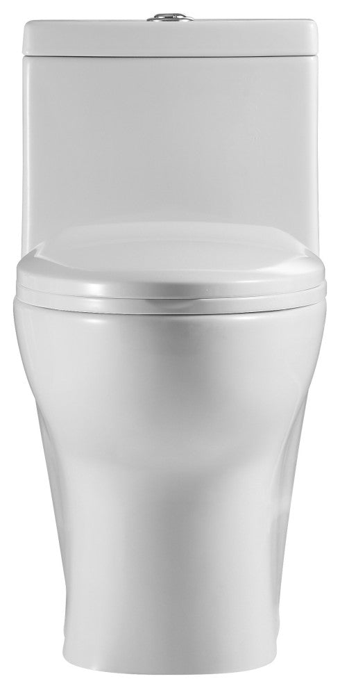 Kingsman Contemporary Modern Design,Elongated Toilet MJ76 Pure White
