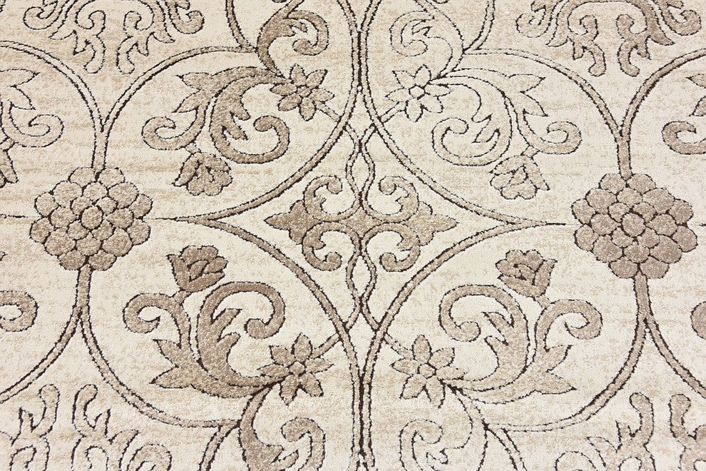 Unique Loom Dark Beige Washington Rushmore 5' 0 x 8' 0 Area Rug