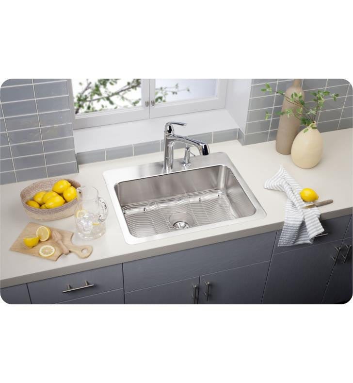 Elkay 11" Single Handle Deck Mount Pullout Spray Kitchen Faucet, LKGT1041CR