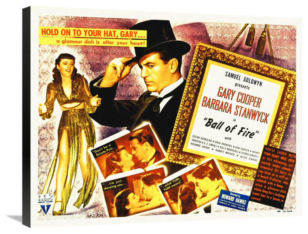 "Ball of Fire" Stretched Canvas Giclee by Hollywood Photo Archive, 30x23"