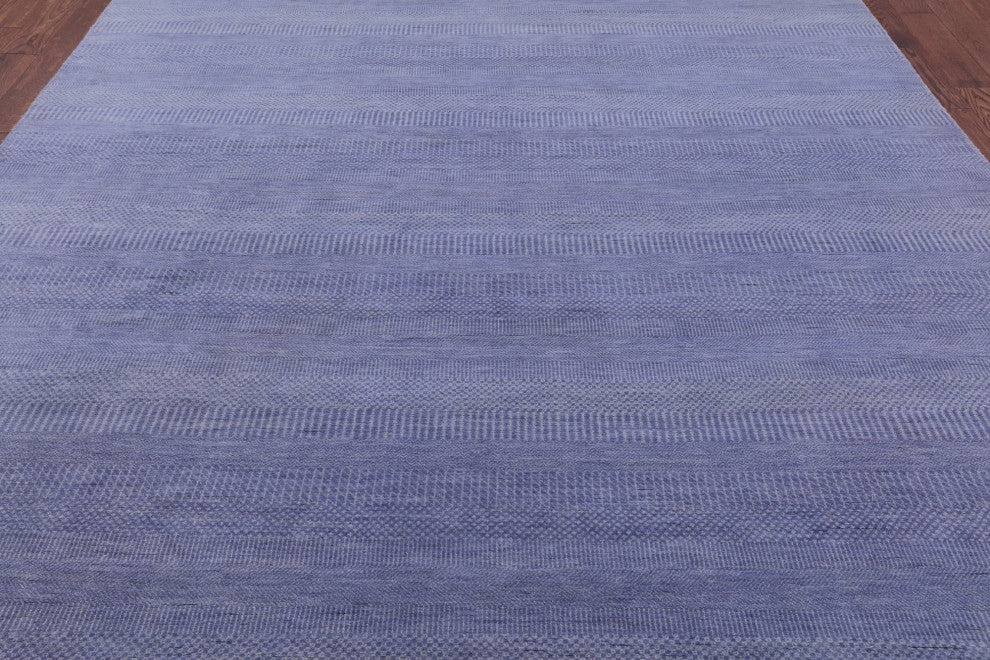 9' 0" X 12' 3" Wool and Silk Savannah Grass Handmade Rug Q12008