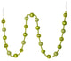 6' Lime Stripe Ball Ornament Garland
