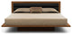 Copeland Moduluxe 35" Queen Bed With Upholstery, Saddle Cherry, Onyx
