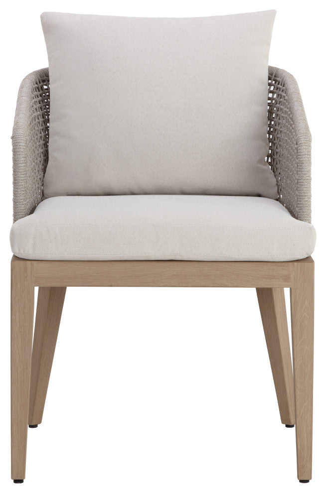 Capri Dining Armchair, Drift Brown, Palazzo Cream