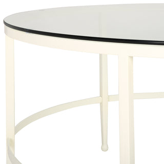 Safavieh Couture Edmund Cocktail Table, White
