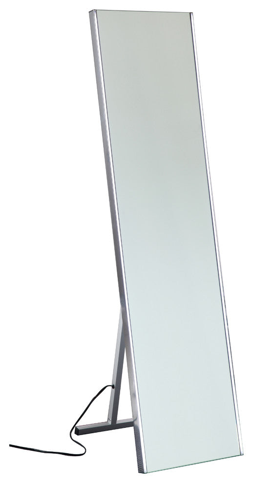Vanity Art LED Lighted Floor Mirror With Sensor Switch