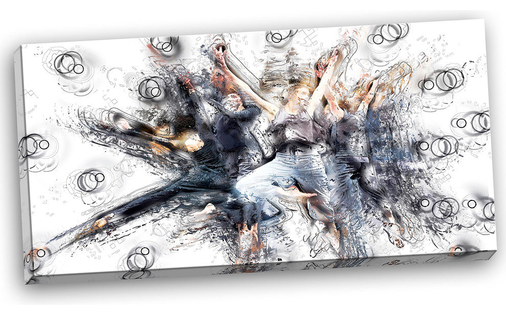 "Contemporary Jazz Dance" Canvas Painting