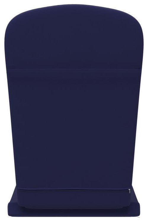 Charlestown Set of 2 All Weather High Back Adirondack Chair Cushions, Blue