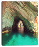 Beautiful Sea Cave in Greece, Landscape Canvas Art Print, 30"x40"