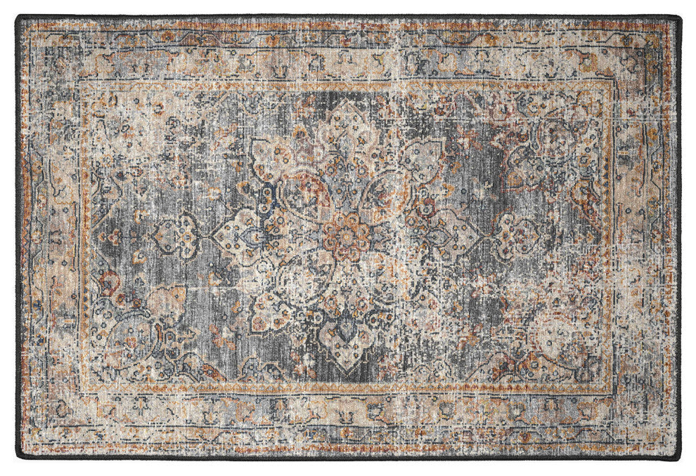 Jericho JC6 Charcoal 2' x 3' Rug