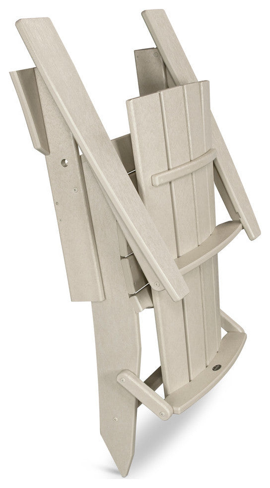 Polywood Quattro Folding Adirondack, Sand