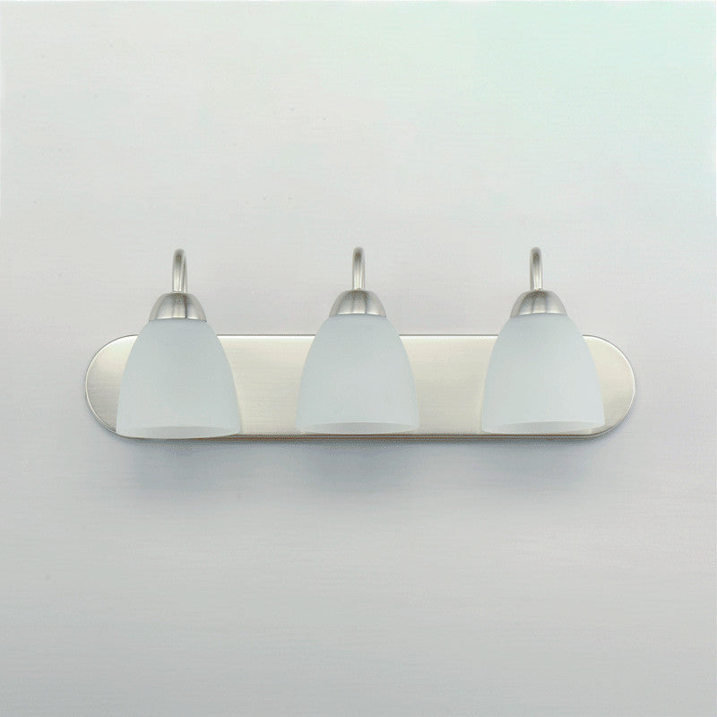 Maxim 11383FT Axis 3 Light 24"W Bathroom Vanity Light - Satin Nickel
