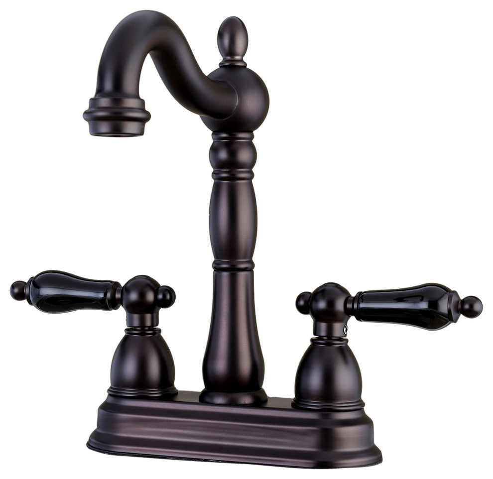 Kingston Brass 4" Centerset Bar Faucet, Oil Rubbed Bronze