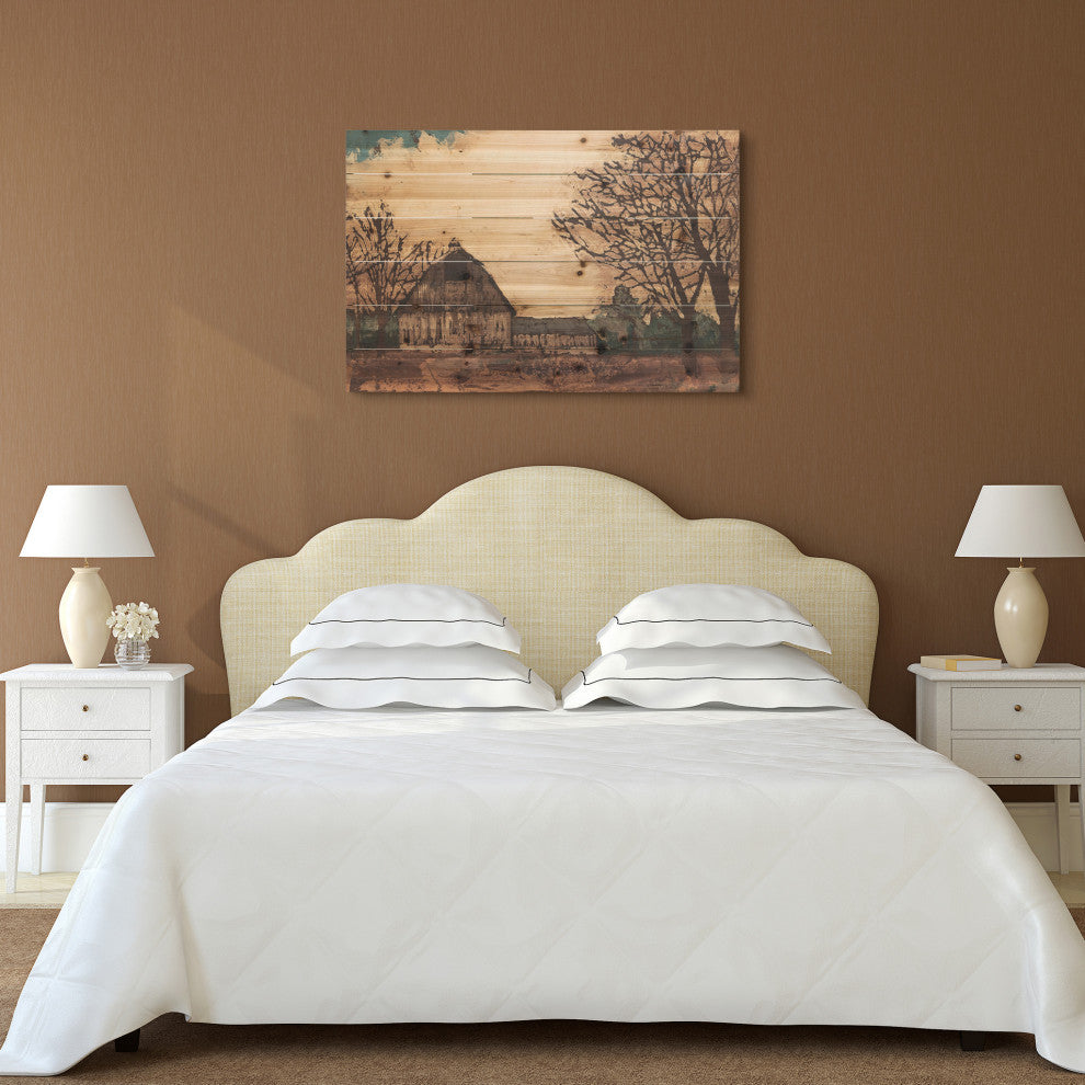 Erstwhile Barn 1 Arte de Legno Digital Print on Solid Wood Wall Art, 24"x36"
