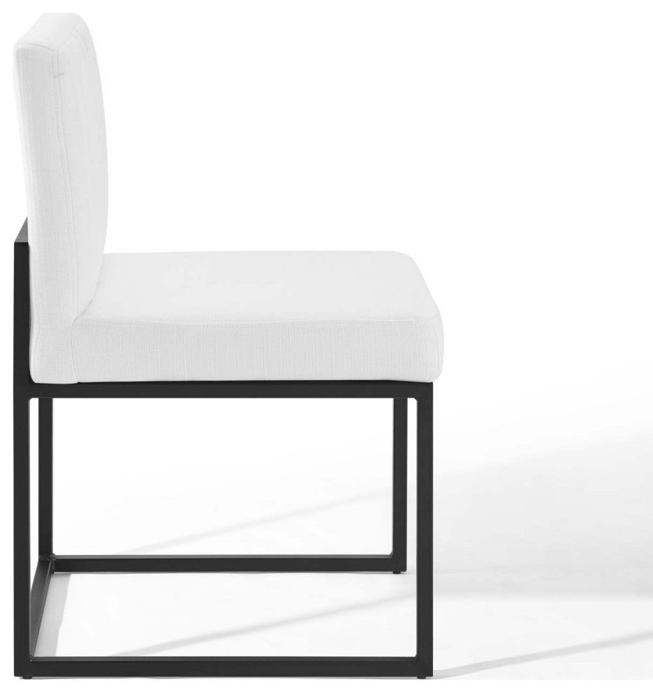 Modway Carriage dining chair Upholstered Fabric Set of 2