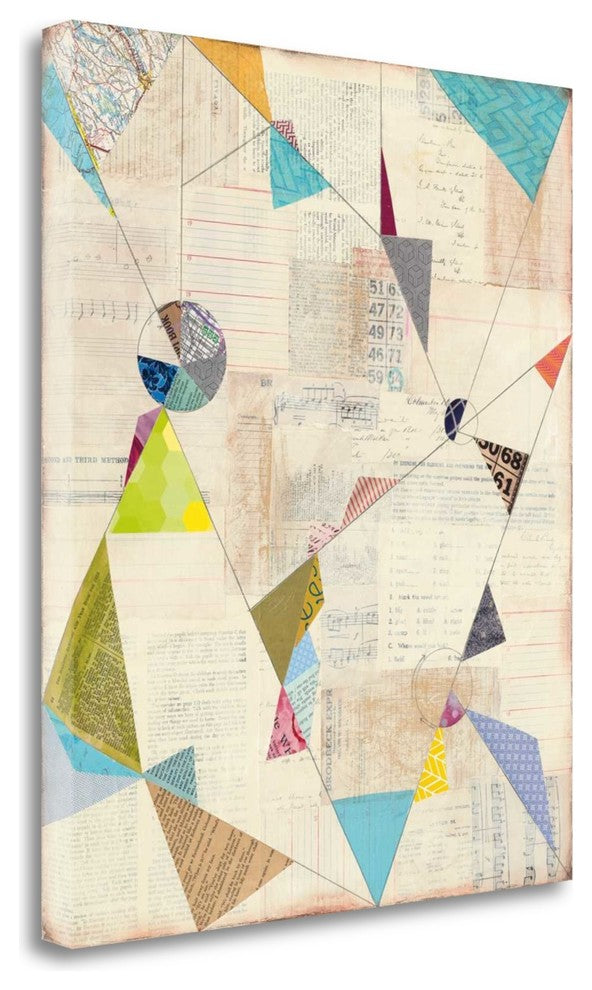 "Geometric Background I" By Courtney Prahl, Giclee Print on Gallery Wrap Canvas