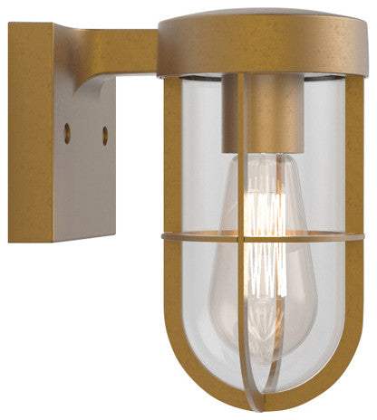 Astro Cabin Wall, Dimmable Outdoor Wall Light (Antique Brass)