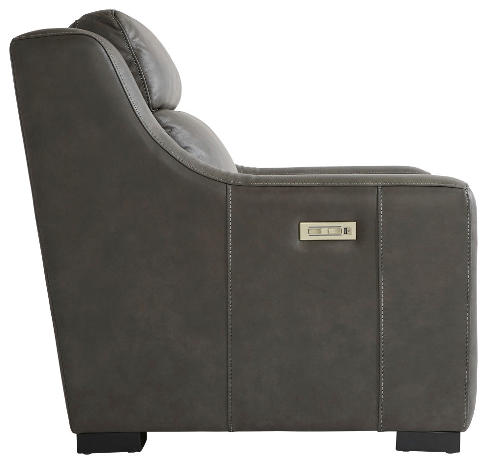 Bernhardt Germain Leather Power Motion Chair