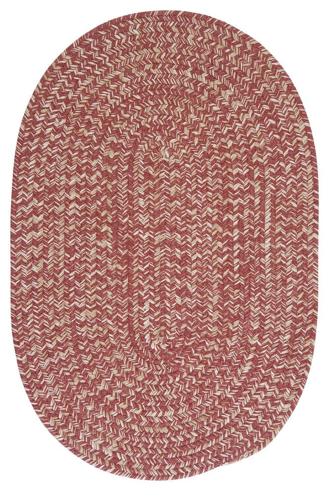 Colonial Mills Tremont TE79 Rosewood Traditional Area Rug, Oval 2''x6''