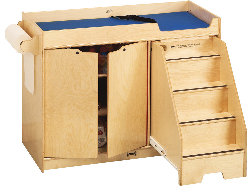 Jonti-Craft Changing Table - with Stairs - Right