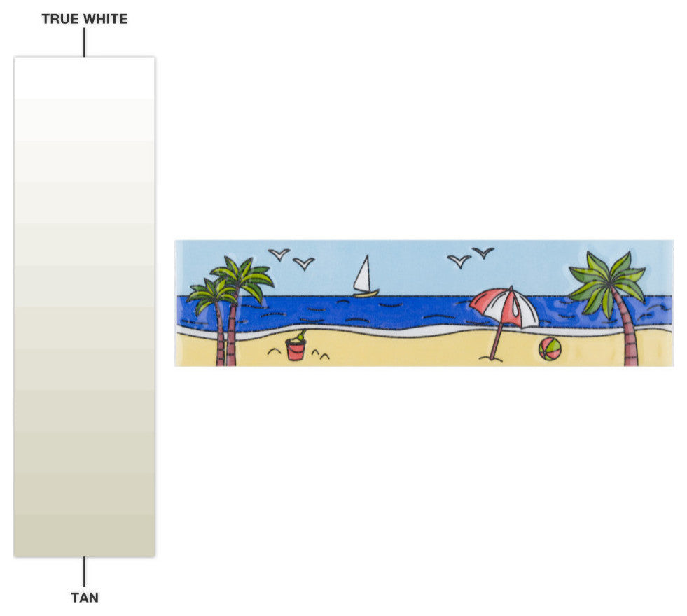 Captain Beachy Ceramic Wall Trim