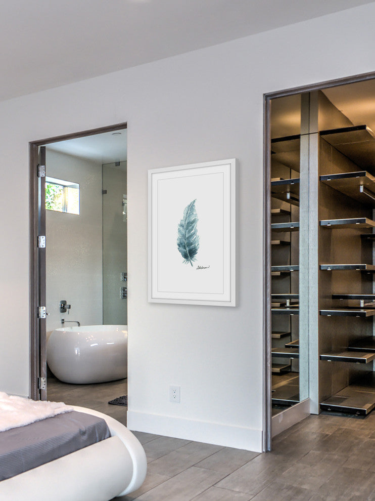 "Dreamy" Framed Painting Print, 12"x18"