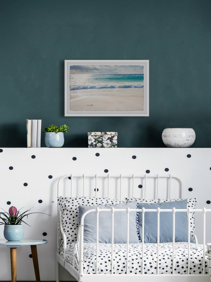 "Today's a Beach Day" Framed Painting Print, 36x24