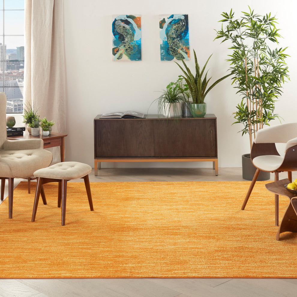 Nourison Essentials 9' x Square Sunburst Outdoor Area Rug