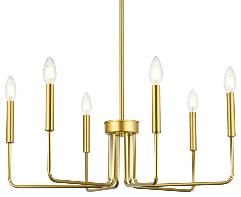 26" Pendant Light, Brass