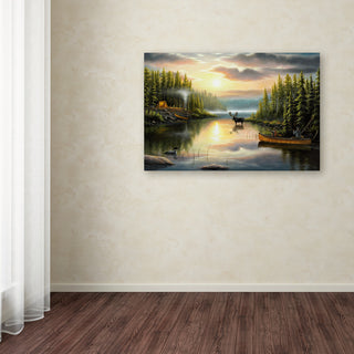 Chuck Black 'Memories With Dad' Canvas Art, 16x24