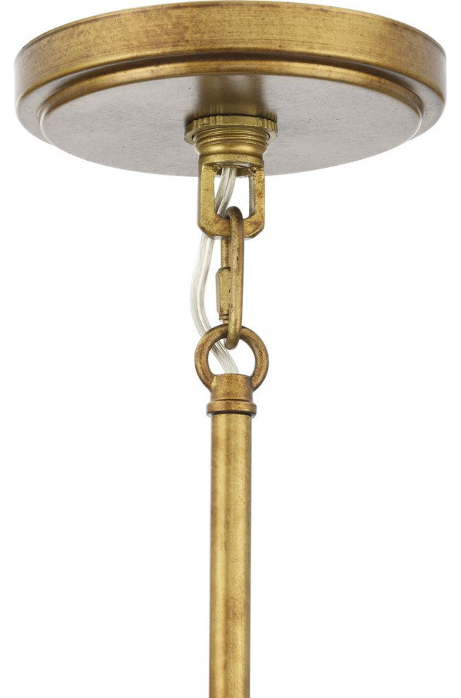 Laurel Collection 8-Light Transitional Chandelier, Gold Ombre