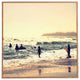 Deny Designs Shannon Clark Sunset Surfers Framed Wall Art