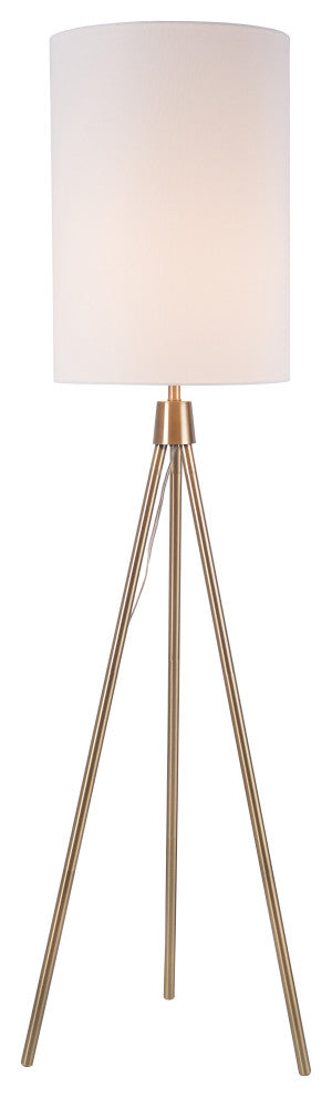 Kenroy 33138AB 1-Light Floor Lamp, Brock