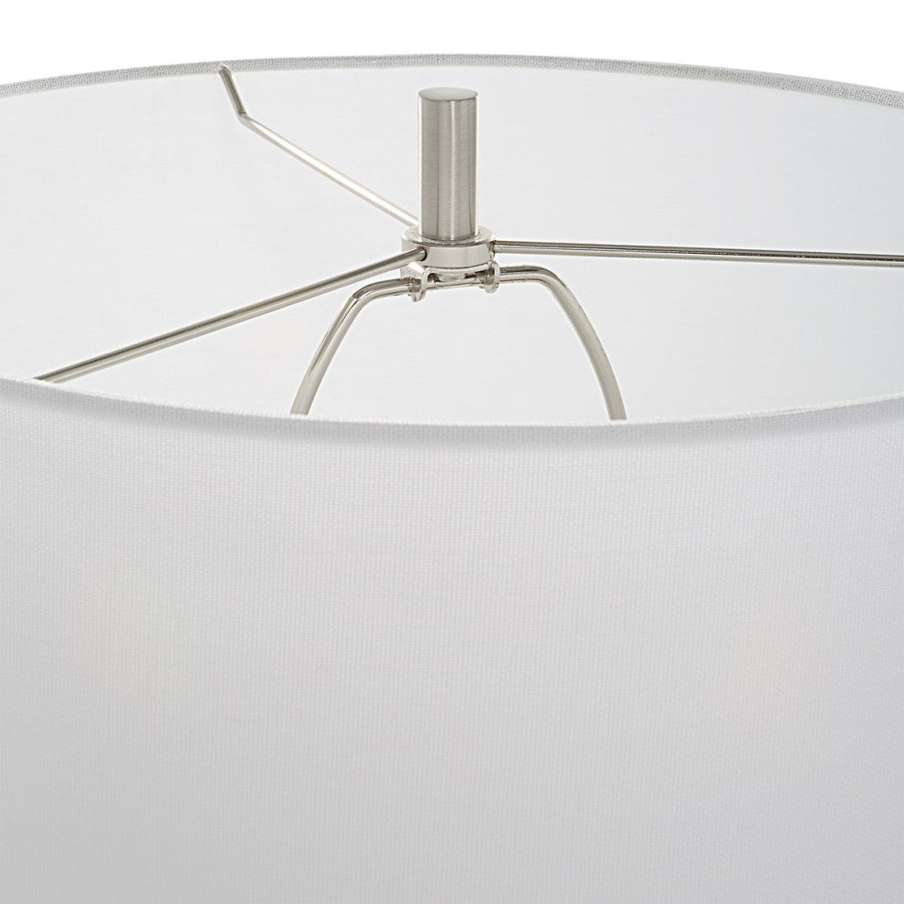 Uttermost Hourglass White Table Lamp 30064