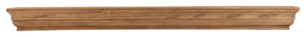 Dogberry Collections Shaker Wood Mantel, Aged Oak, 72"